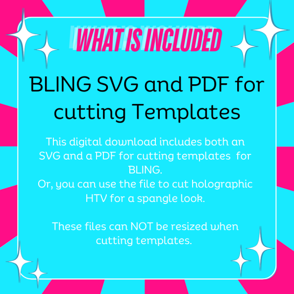 Collegiate A Extra Large Letter Bling SVG Download File - Cutting File for Templates - Image 4